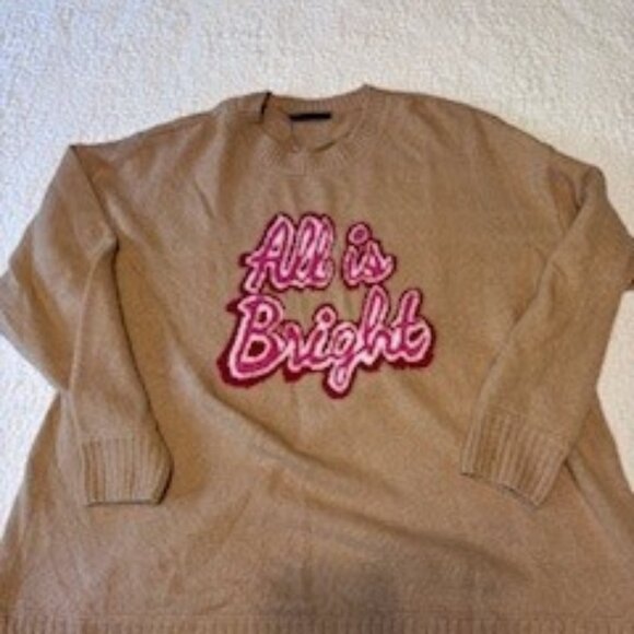 Lane Bryant Crew Neck All is Bright Sweater Size 18/20 - Picture 4 of 4